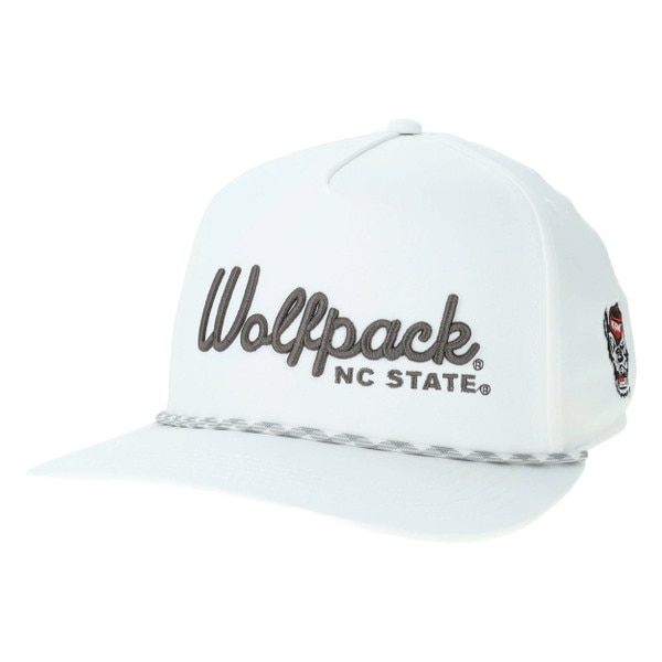 White Reclaim Caddy Hat With Rope -